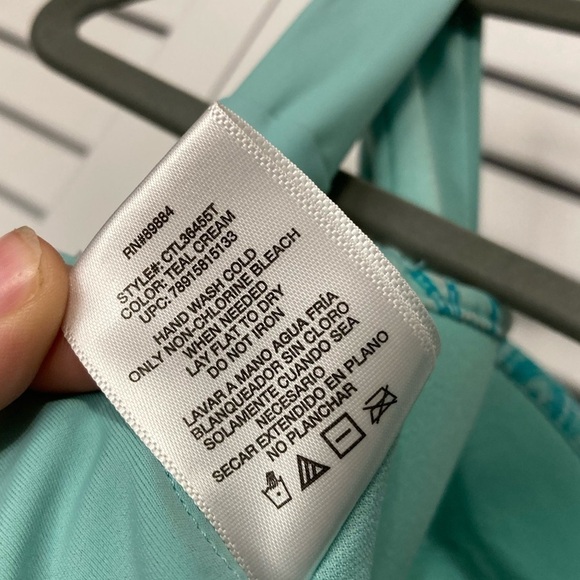 Collections By Catalina Blue And Silver Tankini Size Large - Picture 6 of 9